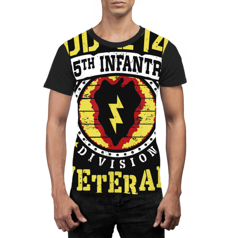 25th Infantry Division Patch Tropic Lightning Dd-214 Veteran Graphic T-shirt by ALFREDMCGOWAN | Artistshot