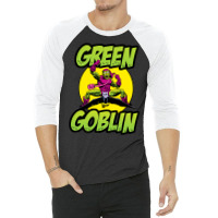 The Green Goblin Music 3/4 Sleeve Shirt | Artistshot