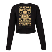 Mechanic Handyman Workshop Mechanical Engineer Car Vehicle T Shirt Cropped Sweater | Artistshot