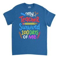 100 Days Of School Student Cute Classic T-shirt | Artistshot