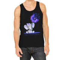 Hot Trend Osteogenesis Imperfecta Awareness Cute Elephant Sunflower Bl Tank Top | Artistshot