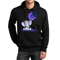 Hot Trend Osteogenesis Imperfecta Awareness Cute Elephant Sunflower Bl Unisex Hoodie | Artistshot