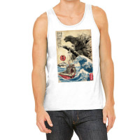 Orca In Japan Woodblock Nature Tank Top | Artistshot