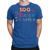 100 Days Smarter Blue T-shirt | Artistshot