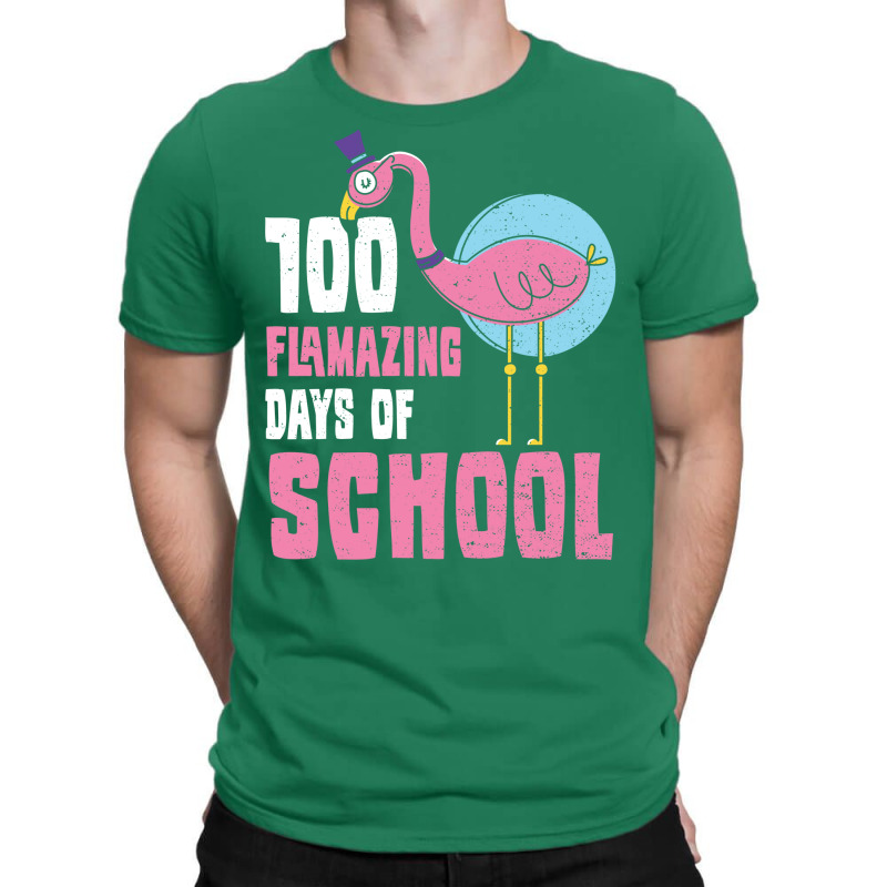 100 Flamazing Days Of School Retro T-shirt | Artistshot