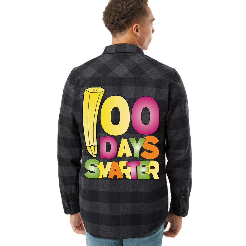 100 Days Smarter Funny Stars Flannel Shirt | Artistshot