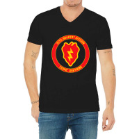 25th Infantry Division 002 V-neck Tee | Artistshot