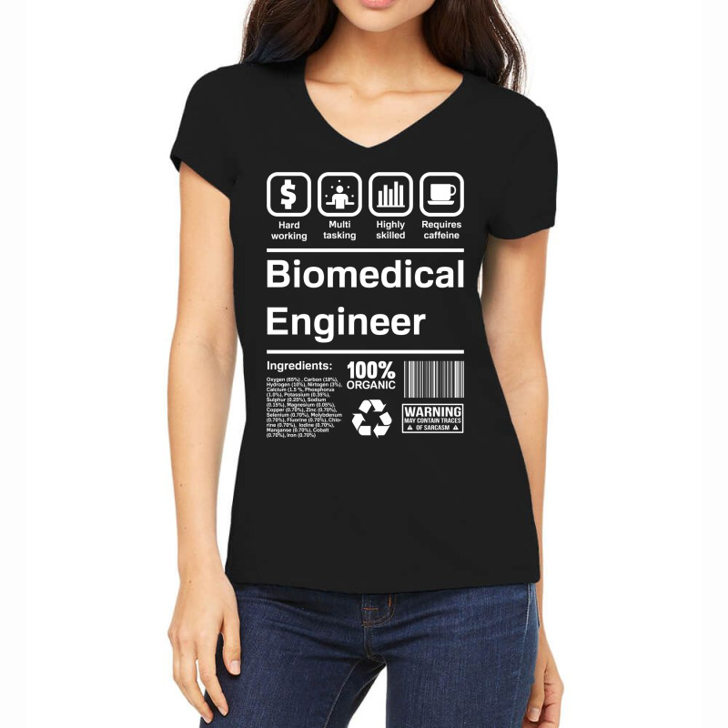 Biomedical Engineer Gifts Biomedical Engineering Women's V-Neck T-Shirt by GARRICKFULLER | Artistshot