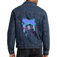 Ghost - Impera Hypnosis Long Sleeve Men Denim Jacket | Artistshot