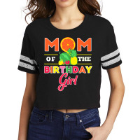 Womens Mom Of The Birthday Girl Twotti Fruity Theme Mommy Party T Shir Scorecard Crop Tee | Artistshot