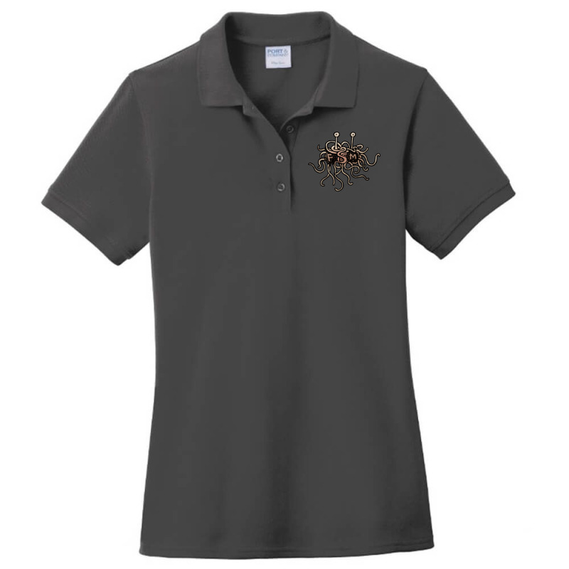 Fsm   Flying Spaghetti Monster Ladies Polo Shirt by gagelaajaahhw | Artistshot