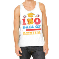 100 Days Of Genius Red Tank Top | Artistshot