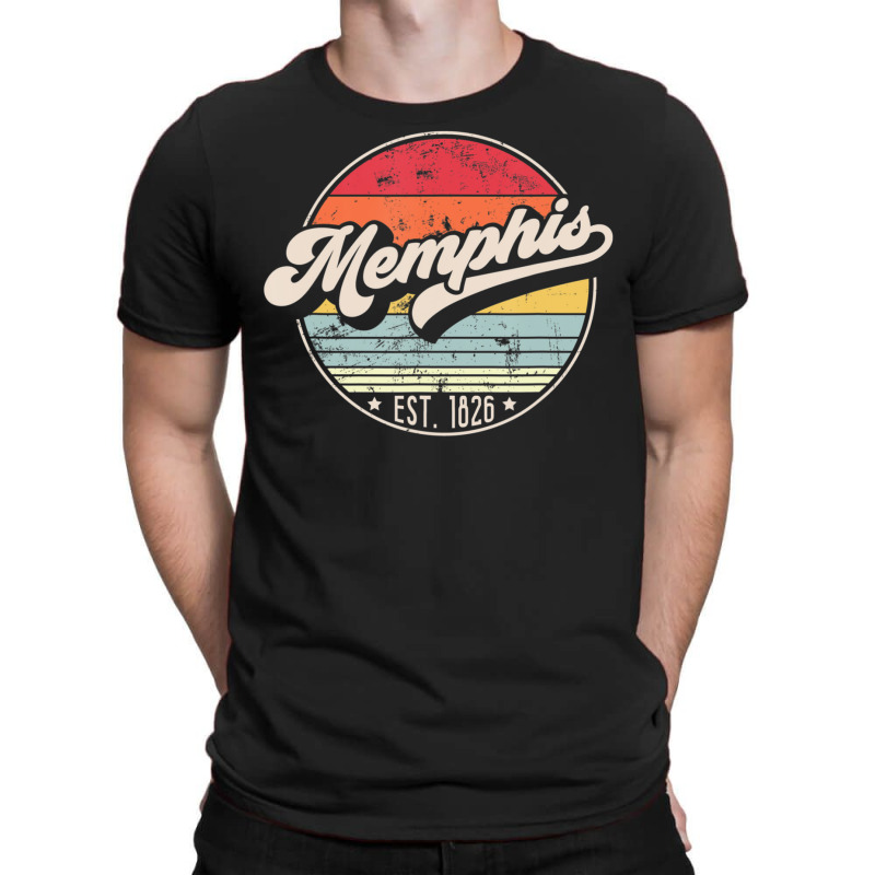 Hot Trend Retro Memphis Tn Home City 70s Style Sunset T-Shirt by haodinhvan1 | Artistshot