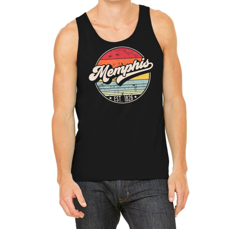 Hot Trend Retro Memphis Tn Home City 70s Style Sunset Tank Top by haodinhvan1 | Artistshot