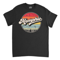 Hot Trend Retro Memphis Tn Home City 70s Style Sunset Classic T-shirt | Artistshot