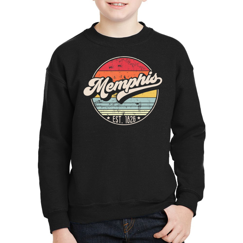 Hot Trend Retro Memphis Tn Home City 70s Style Sunset Youth Sweatshirt by haodinhvan1 | Artistshot