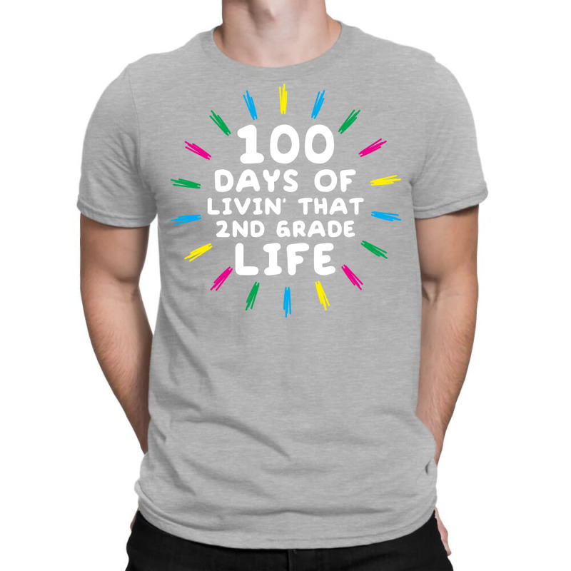 100 Days Of School 2nd Grade Second Grader Trending T-shirt | Artistshot