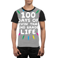 100 Days Of School 2nd Grade Second Grader Trending Graphic T-shirt | Artistshot