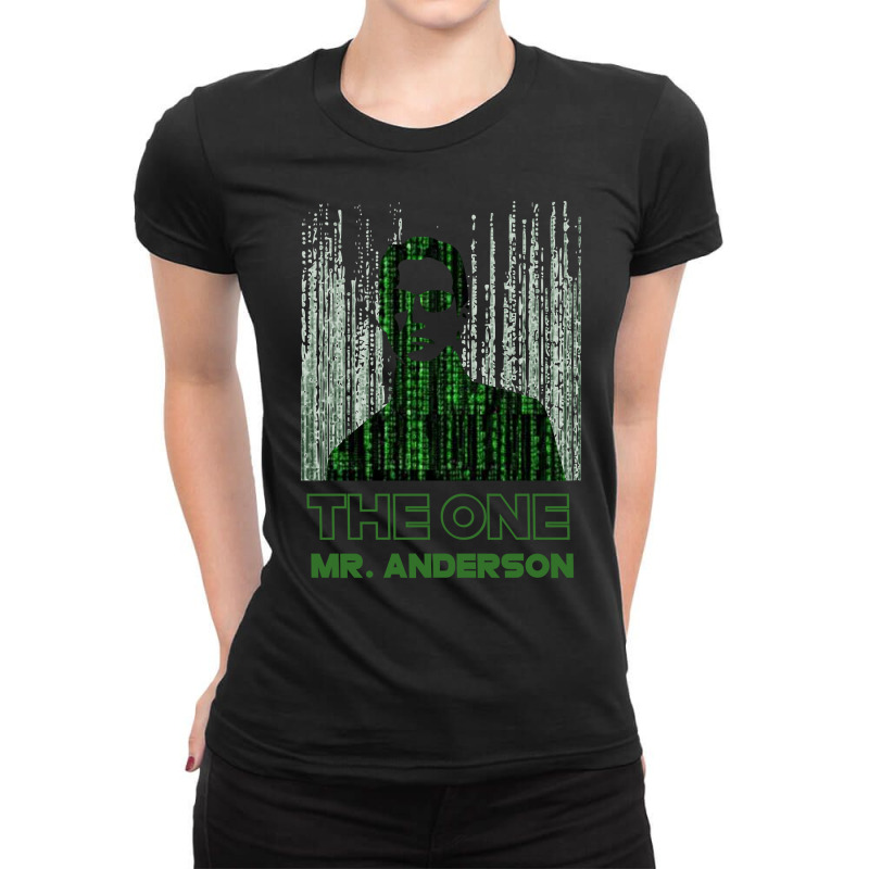 Limited Edition Matrix The One - Mr. Anderson Ladies Fitted T-Shirt by Bostic Walling | Artistshot