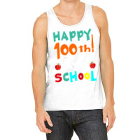 Happy 100th Day Of School Retro Music Tank Top | Artistshot