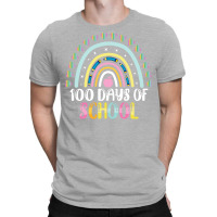 100 Days Of School Green Girl T-shirt | Artistshot