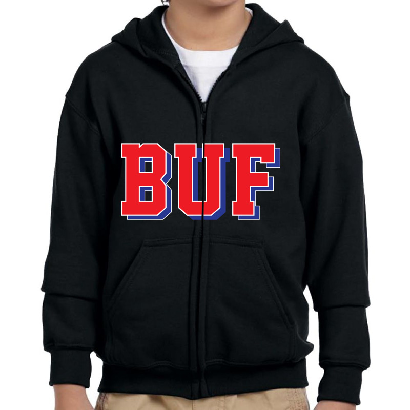 Hot Trend Buffalo Buf Youth Zipper Hoodie by quanghuydinh1 | Artistshot