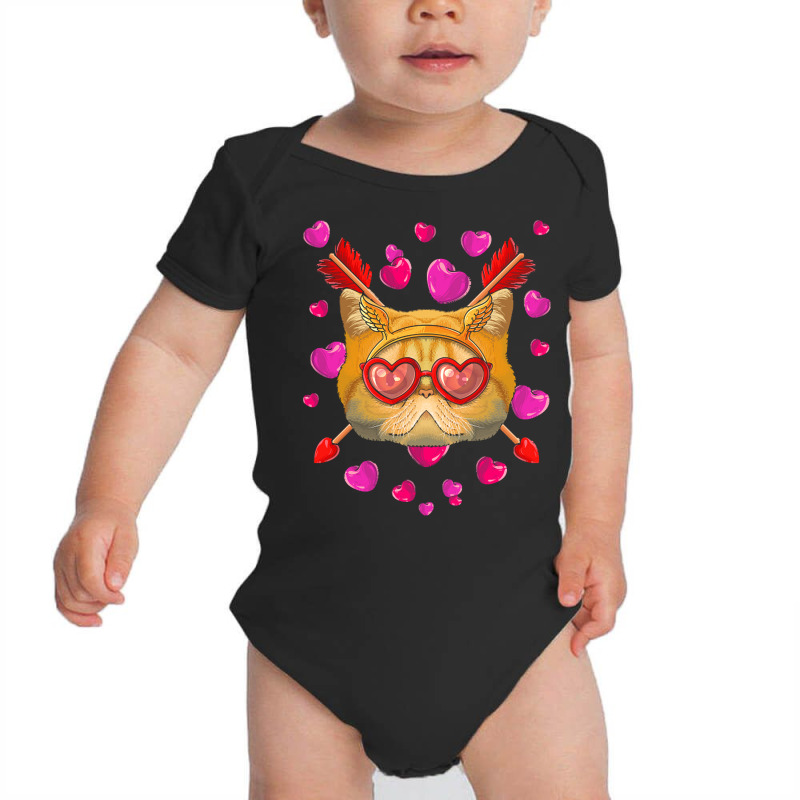 Exotic Shorthair Valentines Day T  Shirt Exotic Shorthair Valentines D Baby Bodysuit by cheathcote353 | Artistshot