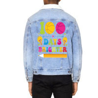 100 Dys Brighter Trending Unisex Sherpa-lined Denim Jacket | Artistshot