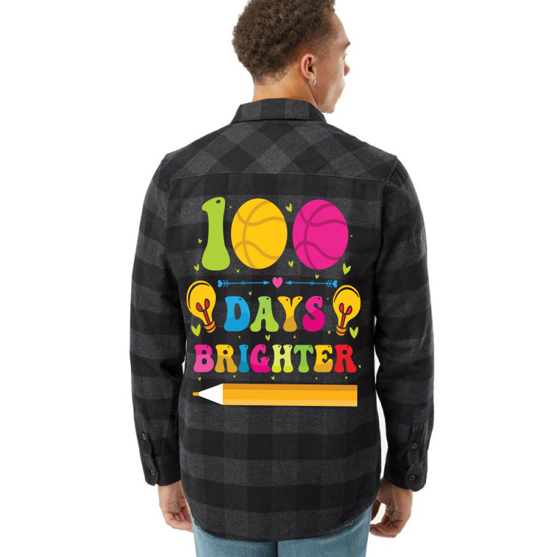 100 Dys Brighter Trending Flannel Shirt | Artistshot