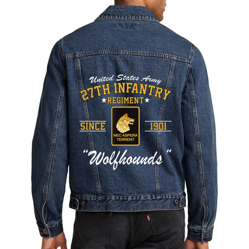 27th Infantry Regiment 002 Men Denim Jacket by ALFREDMCGOWAN | Artistshot