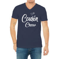 Cousin Crew Retro V-neck Tee | Artistshot