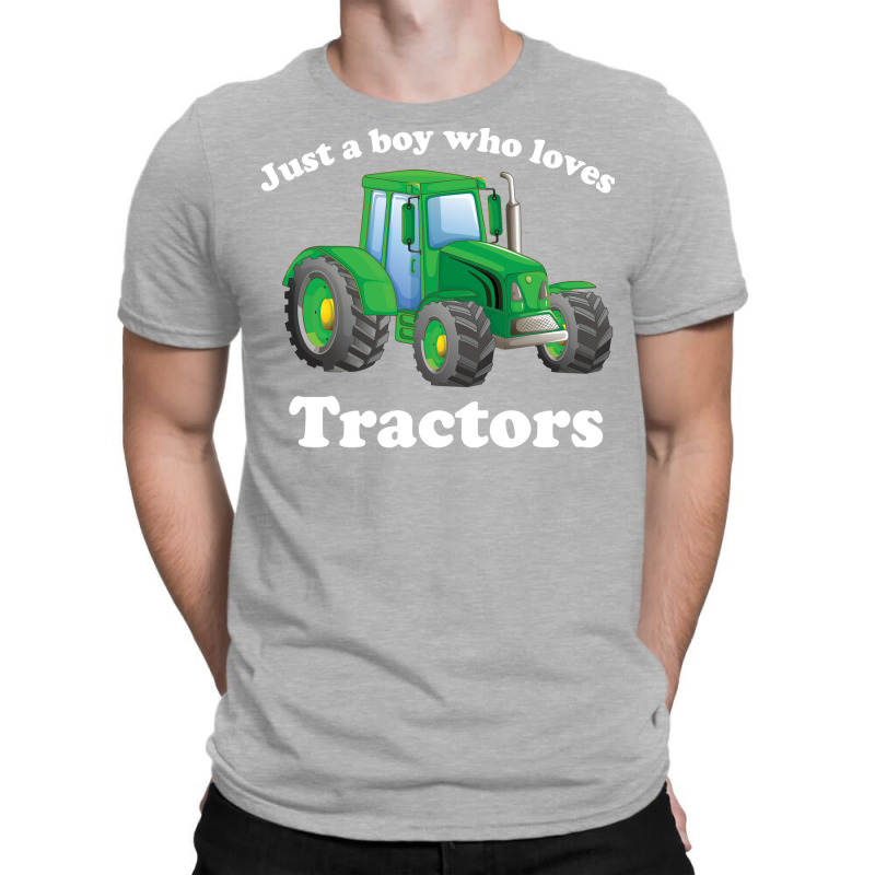 Just A Boy Who Loves Tractors Cool T-Shirt by lubakiumirab | Artistshot