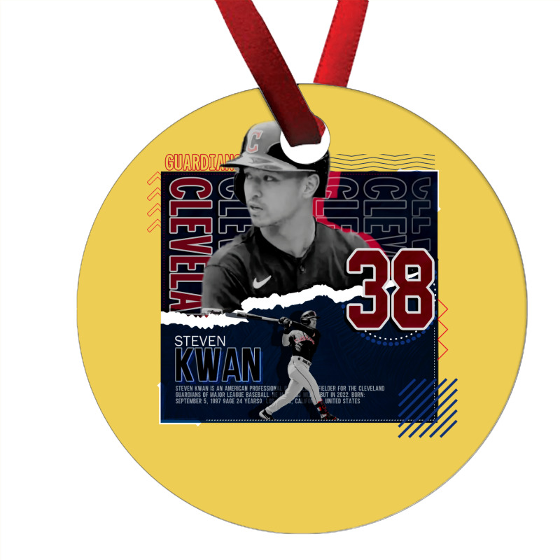 Steven Kwan Baseball Paper Poster Guardians Boy Ornament | Artistshot