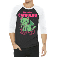 Cathulhu Girl 3/4 Sleeve Shirt | Artistshot