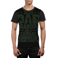 Mens I'm A Dad And Grandpa Combat Engineer Combat Engineering Premium Graphic T-shirt | Artistshot