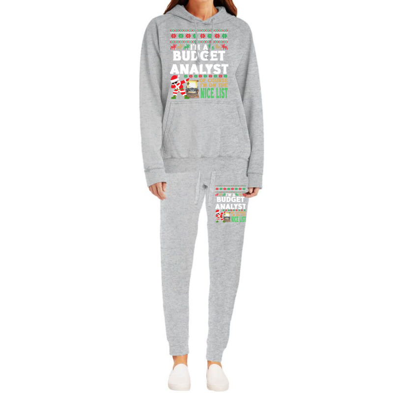 Budget Analyst  Ugly Christmas Budget Analyst Gift Hoodie & Jogger Set | Artistshot