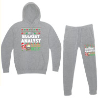 Budget Analyst  Ugly Christmas Budget Analyst Gift Hoodie & Jogger Set | Artistshot