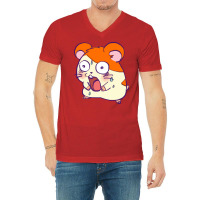 Shocked Hamtaro Meme Girl V-neck Tee | Artistshot