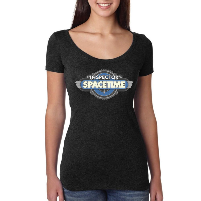 Inspector Spacetime Girl Women's Triblend Scoop T-shirt by aliliosaulat | Artistshot