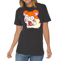 Shocked Hamtaro Meme Girl Vintage T-shirt | Artistshot