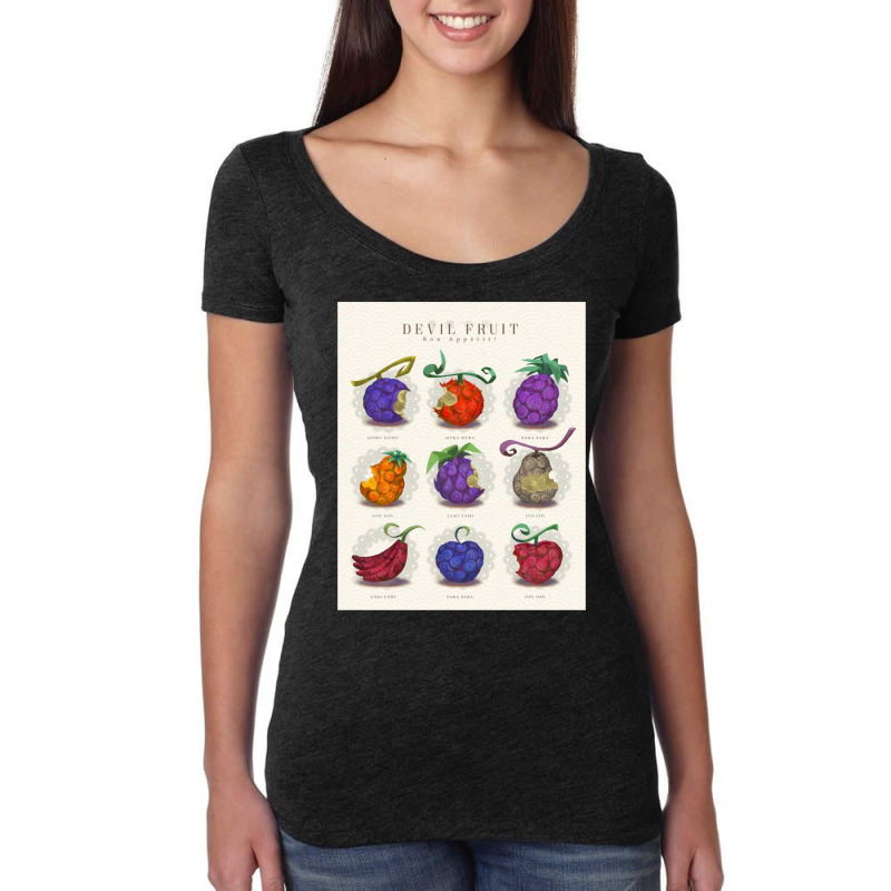 The Fruits Of The Devil Good Appetite D Women's Triblend Scoop T-shirt by baouzstuwem | Artistshot