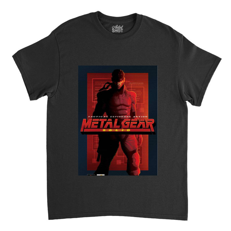 Metal Gear Solid Classic T-shirt by JEFFREYHTHRASHER | Artistshot