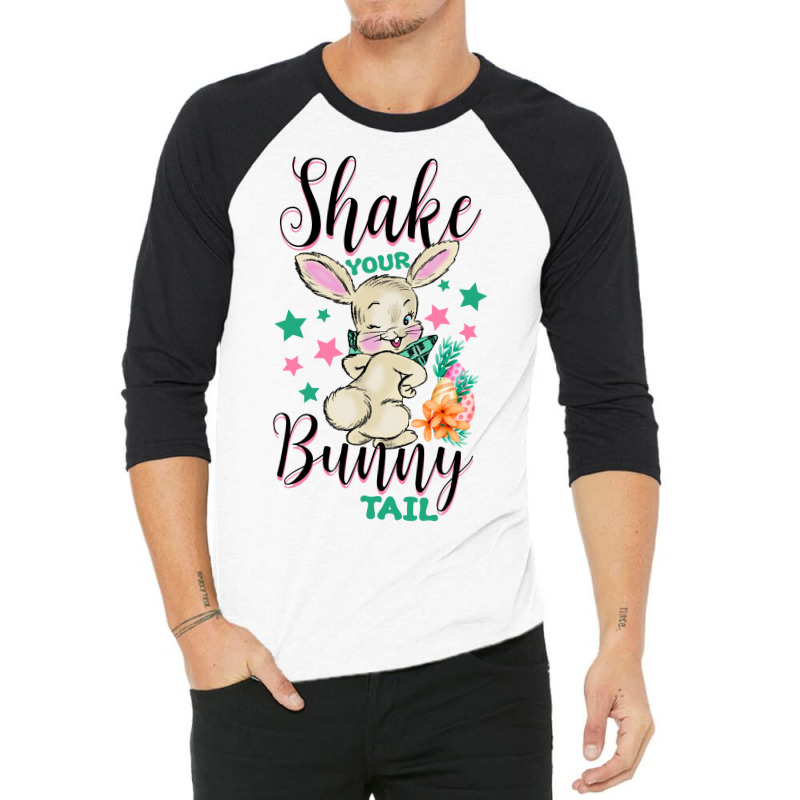 Shake Your Bunny Tail 3/4 Sleeve Shirt | Artistshot