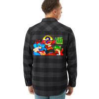 Puyo Puyo Tsu (mega Drive Title Screen) Flannel Shirt | Artistshot