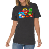 Puyo Puyo Tsu (mega Drive Title Screen) Vintage T-shirt | Artistshot