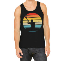 Canoe T  Shirt Canoeing Silhouette On A Distressed Retro Sunset Produc Tank Top | Artistshot