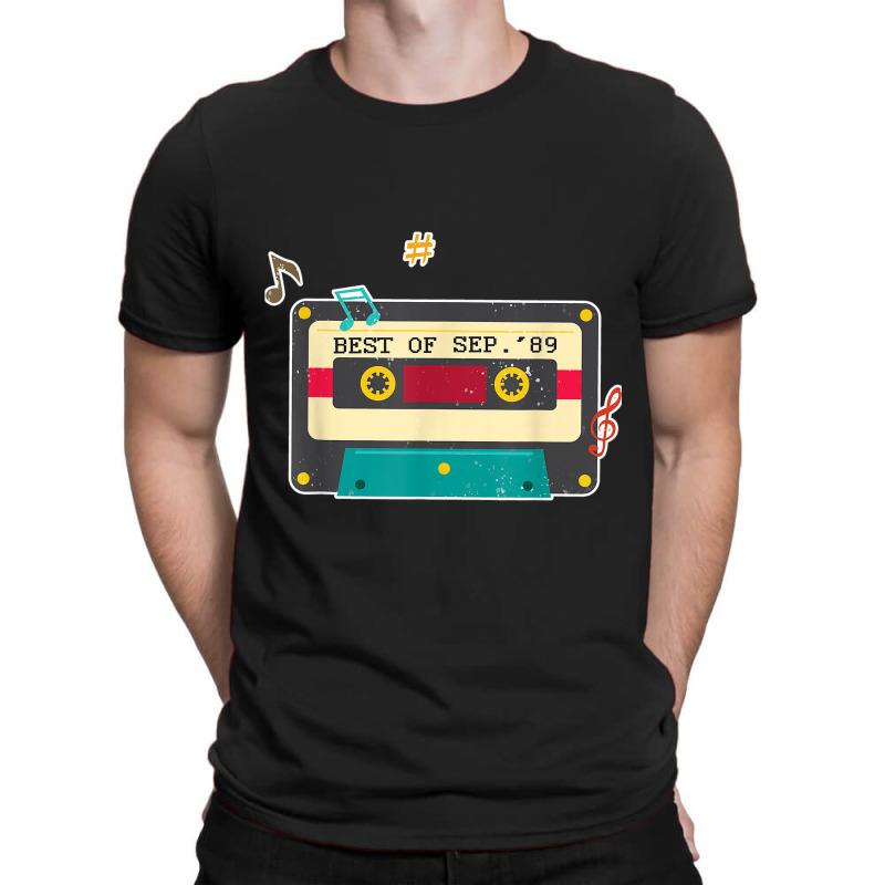 30th Birthday Mixtape Retro Cassette September 1989 T-Shirt by ALFREDMCGOWAN | Artistshot