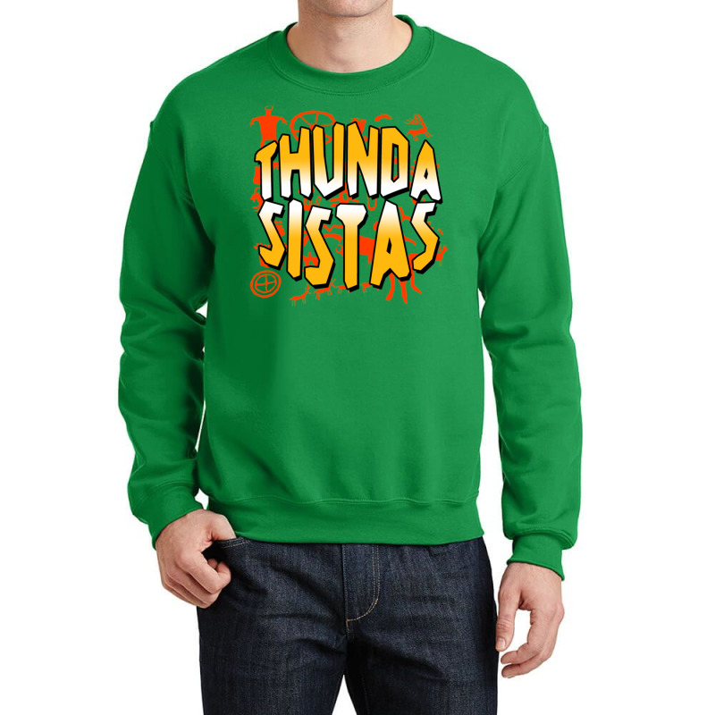 Thunda Sistas   Thunder Sisters From Croods A New Age Crewneck Sweatshirt by baouzstuwem | Artistshot