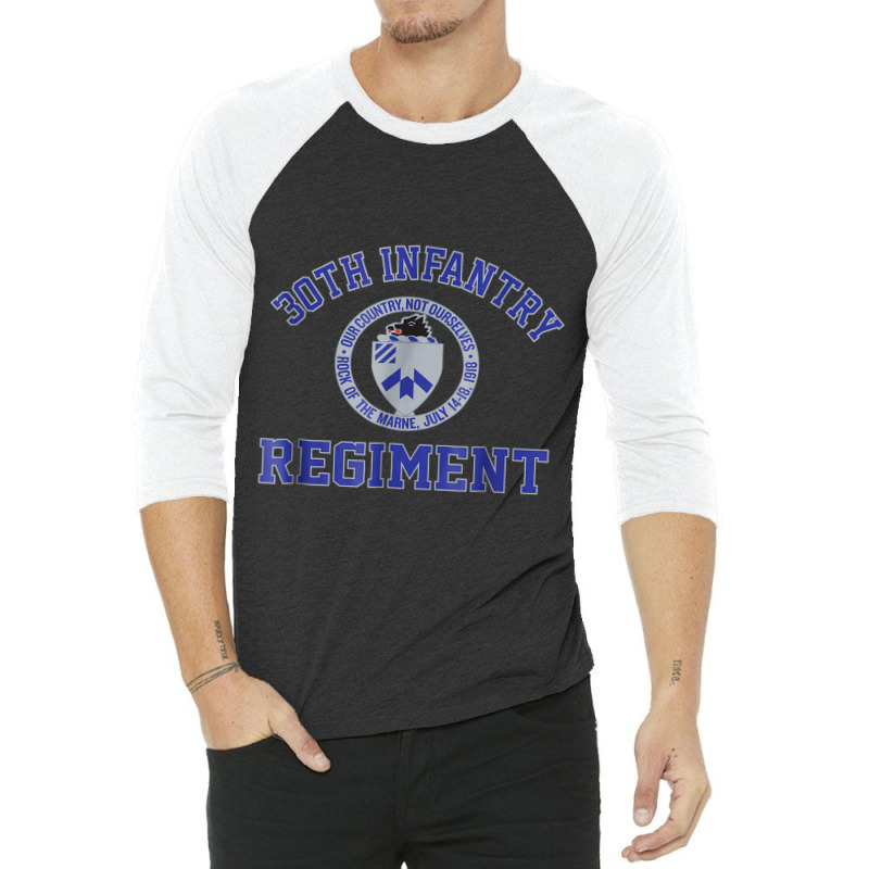 30th Infantry Regimen001 3/4 Sleeve Shirt by ALFREDMCGOWAN | Artistshot