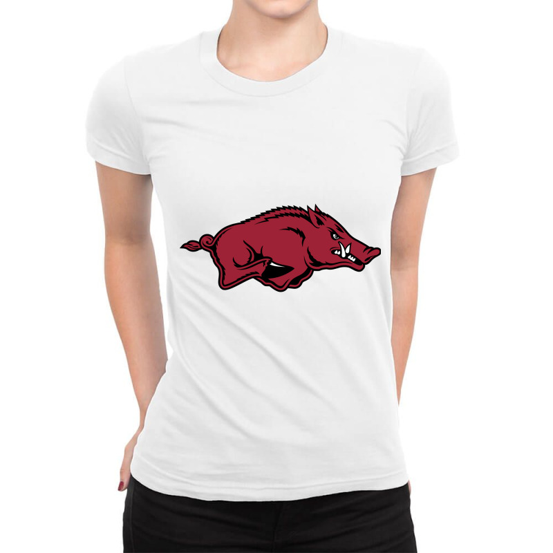 Arkansas Ladies Fitted T-Shirt by Rewisar | Artistshot